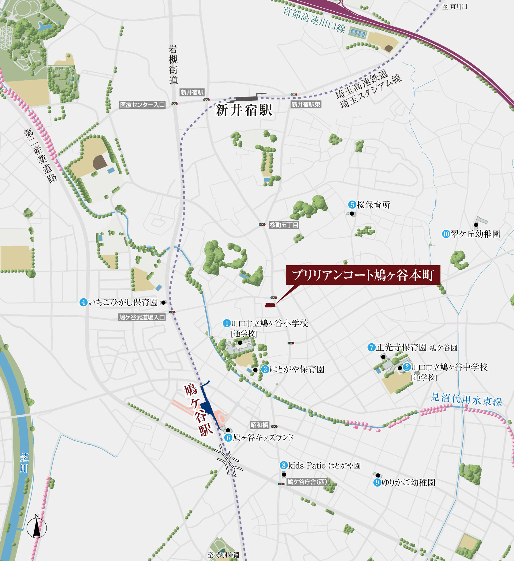 教育施設 MAP